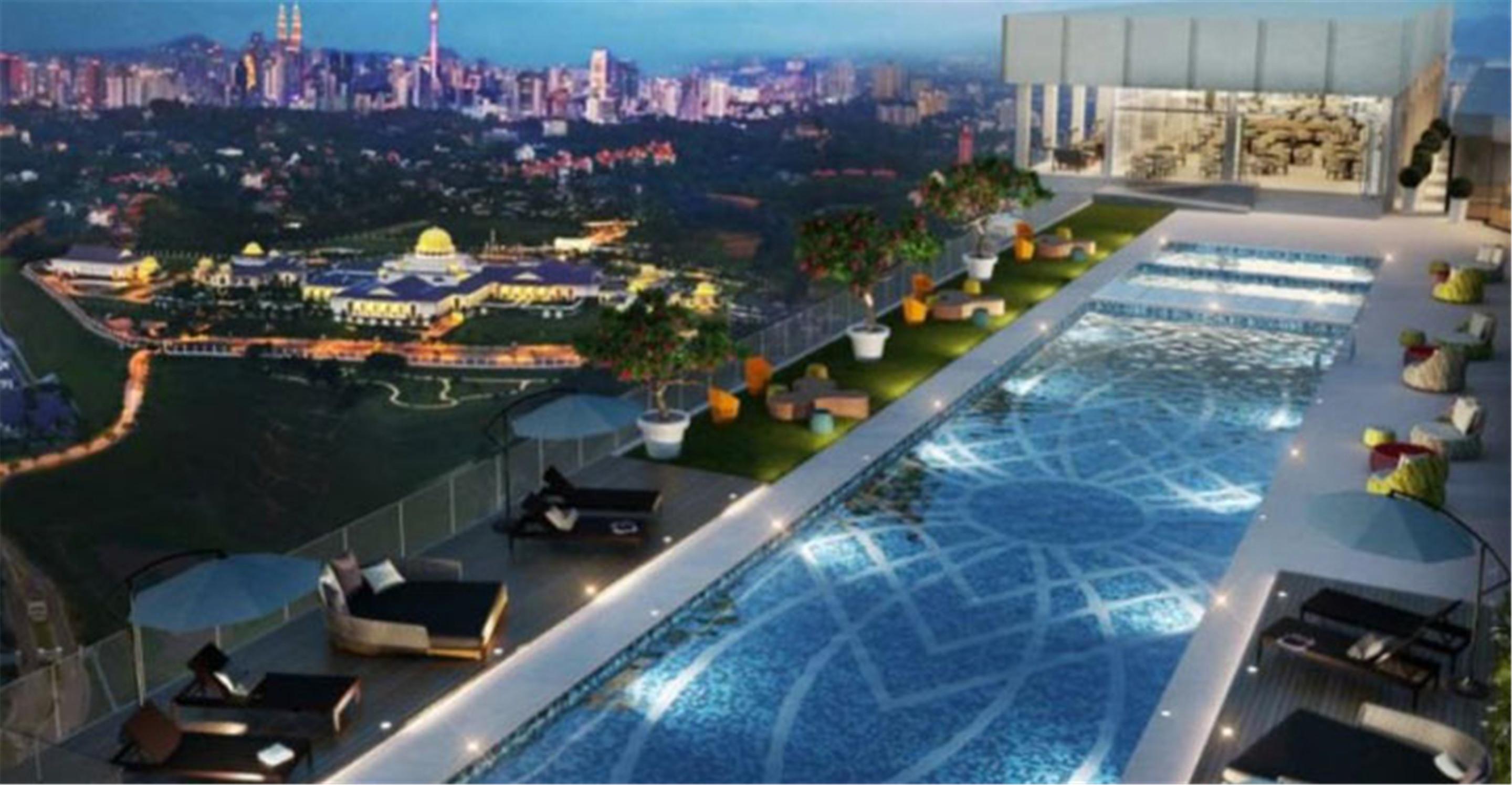Dorsett Hartamas Kuala Lumpur Hotell Eksteriør bilde Sky Pool