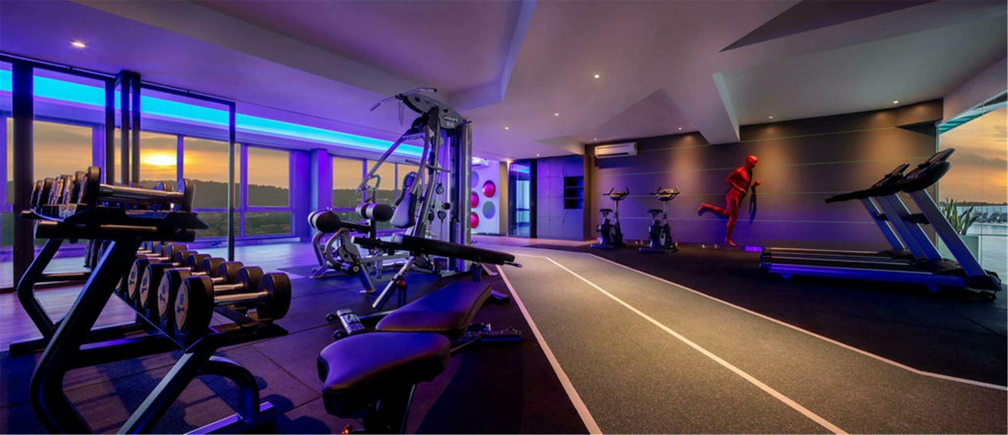 Dorsett Hartamas Kuala Lumpur Hotell Eksteriør bilde The gym at the 108 Pancrasset